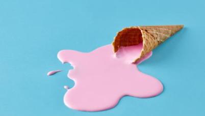 Melted ice cream
