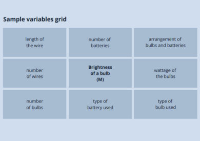 Variables grid