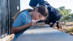 Student writing