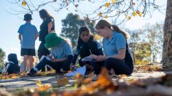 Students outside
