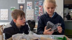 Students working together